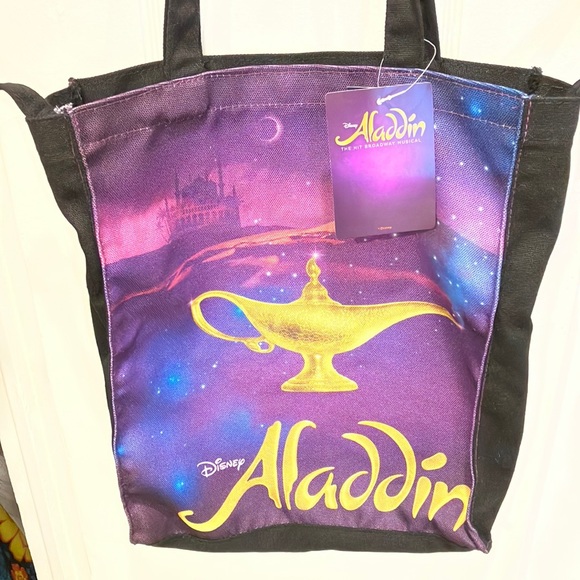 Disney Handbags - Disney Aladdin Magical Purple and Gold Tote